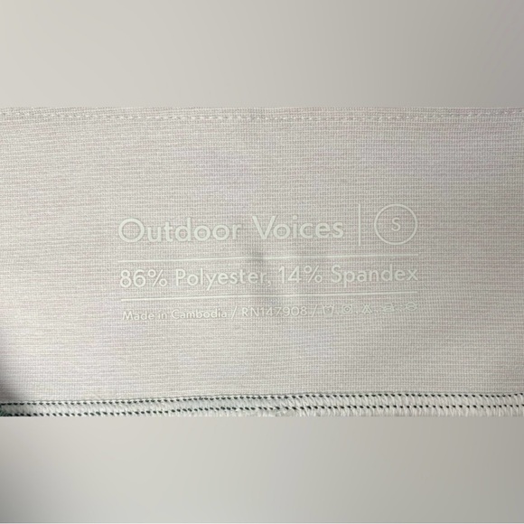 Outdoor Voices Hunter/Slate/Ballet 7/8 Spring Legging Size Small - Picture 3 of 5